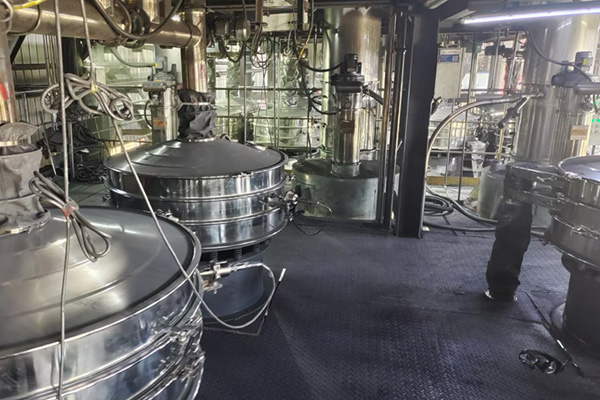 旋振筛在配套生产线中的应用