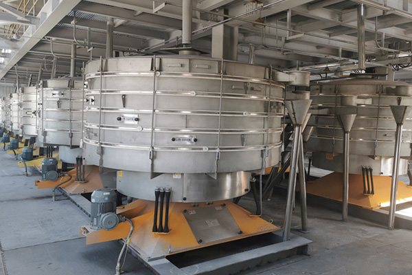 圆形摇摆筛在生产线中的核心配套作用